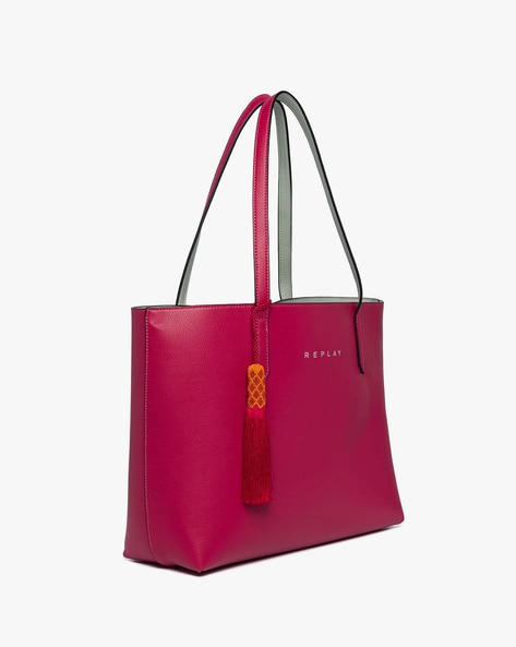 Buy Stylish Pink Pu Solid Handbags For Women Online In India At Discounted  Prices