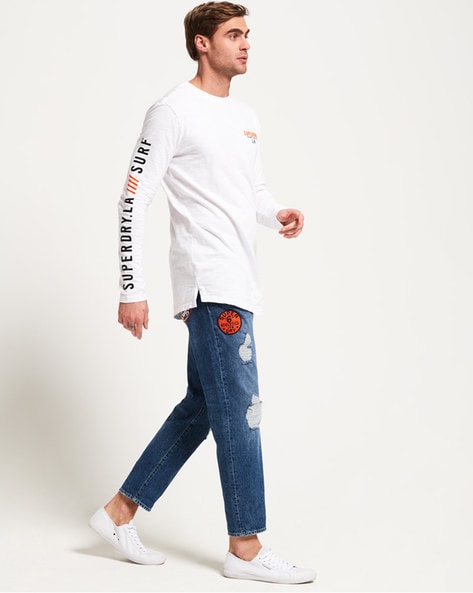 superdry longline tee