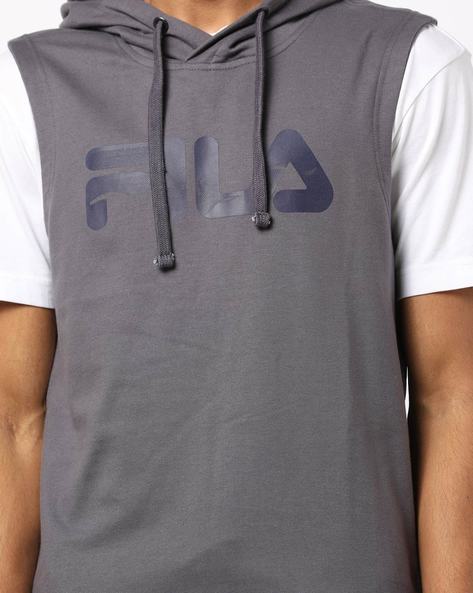 Fila deals sleeveless hoodie