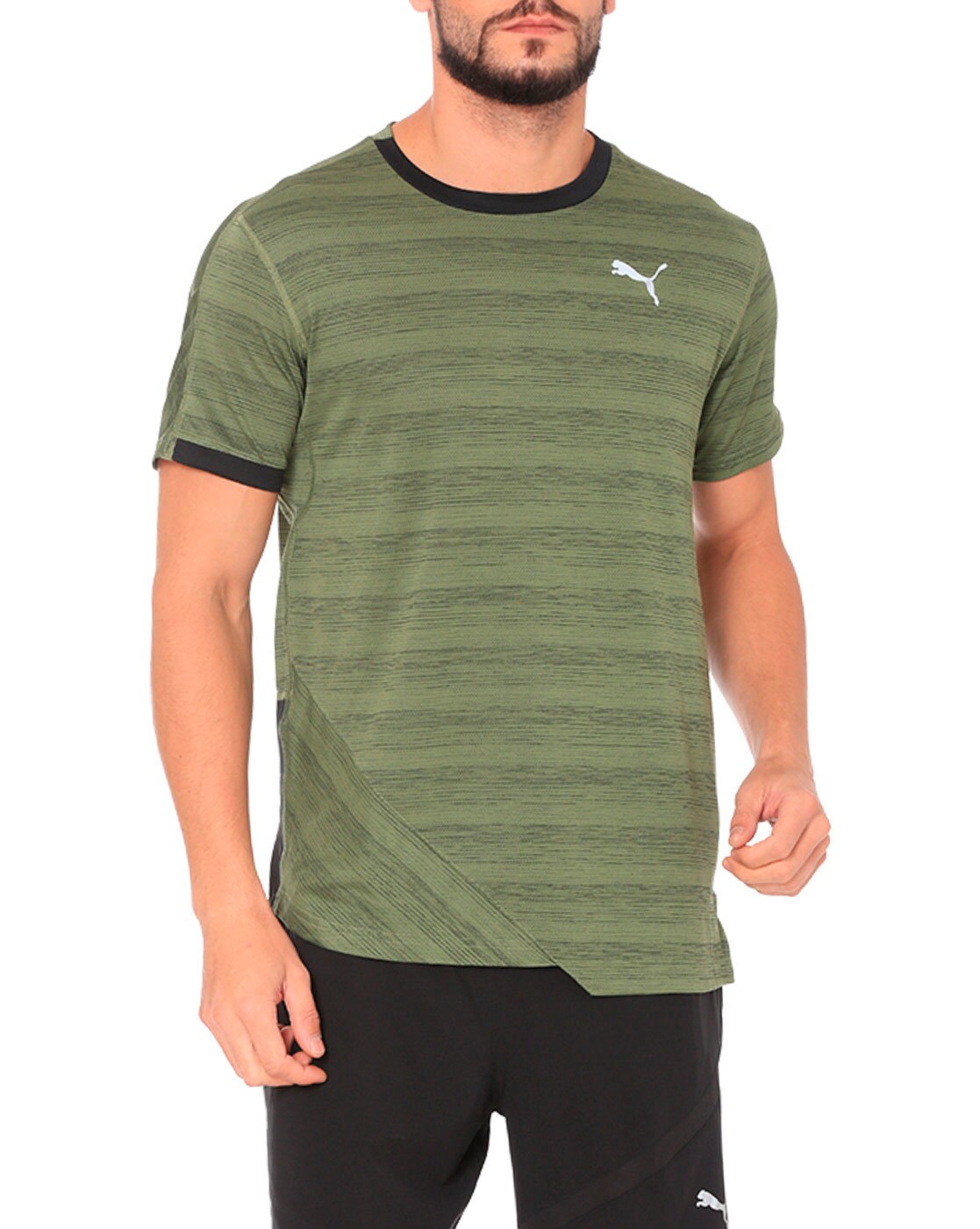 green puma shirt