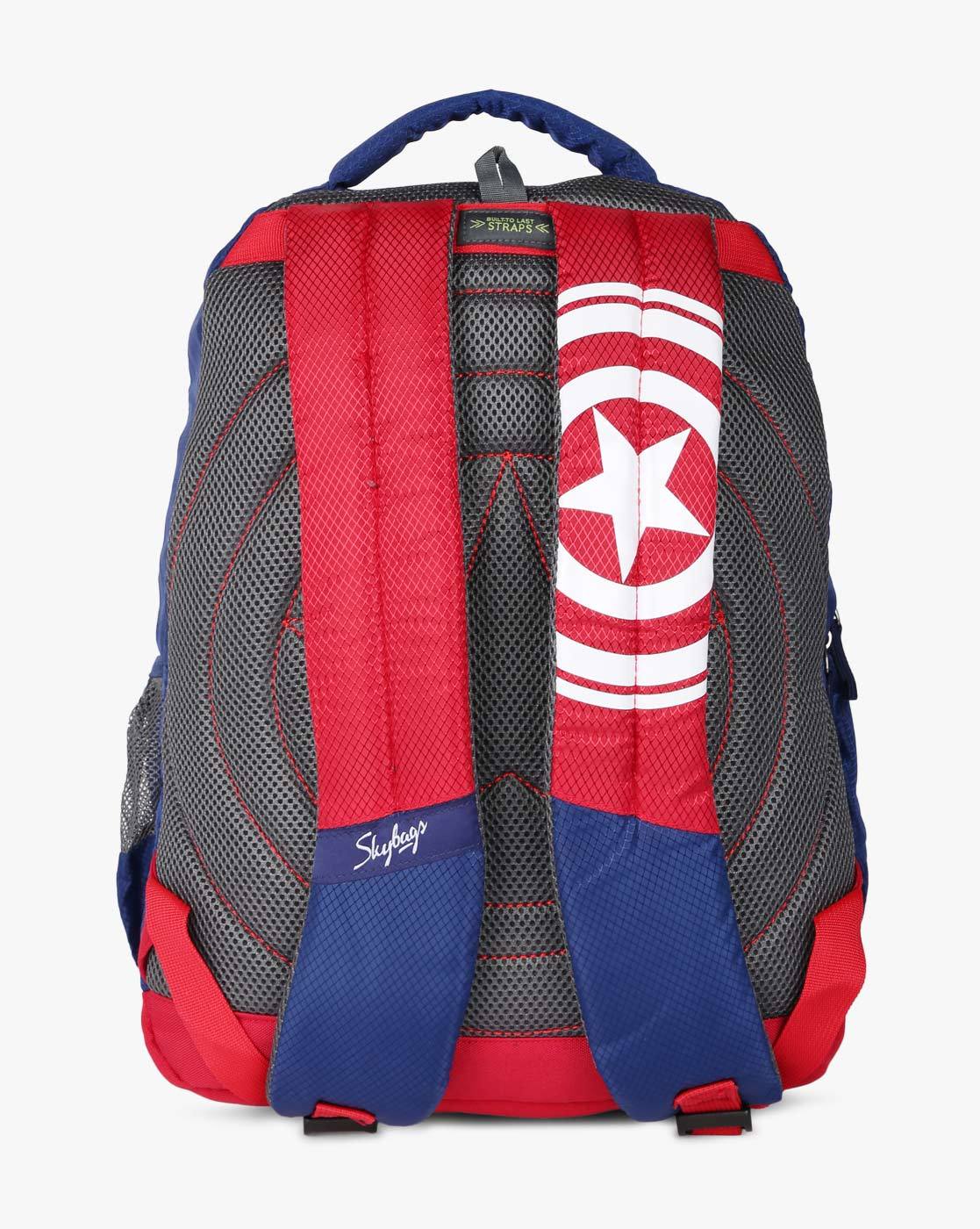 The Avengers Captain America Marvel Rucksack School Shoulder Bag Travel  Backpack | eBay