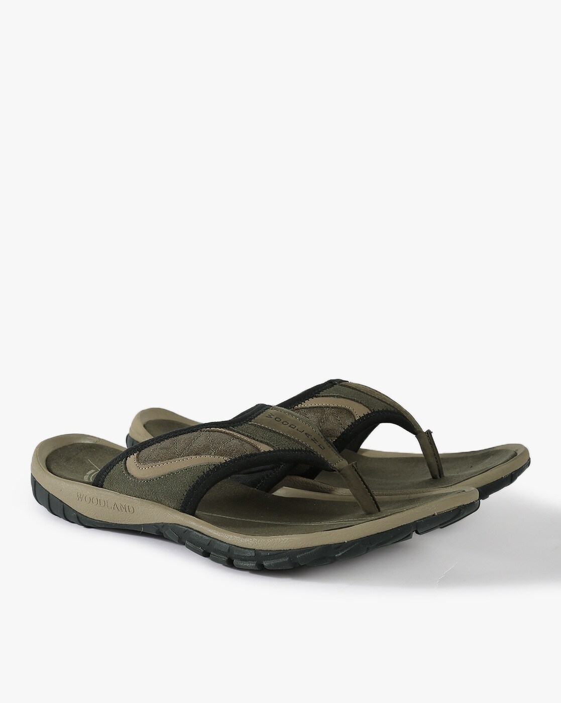 Buy Green Sandals for Men by WOODLAND 