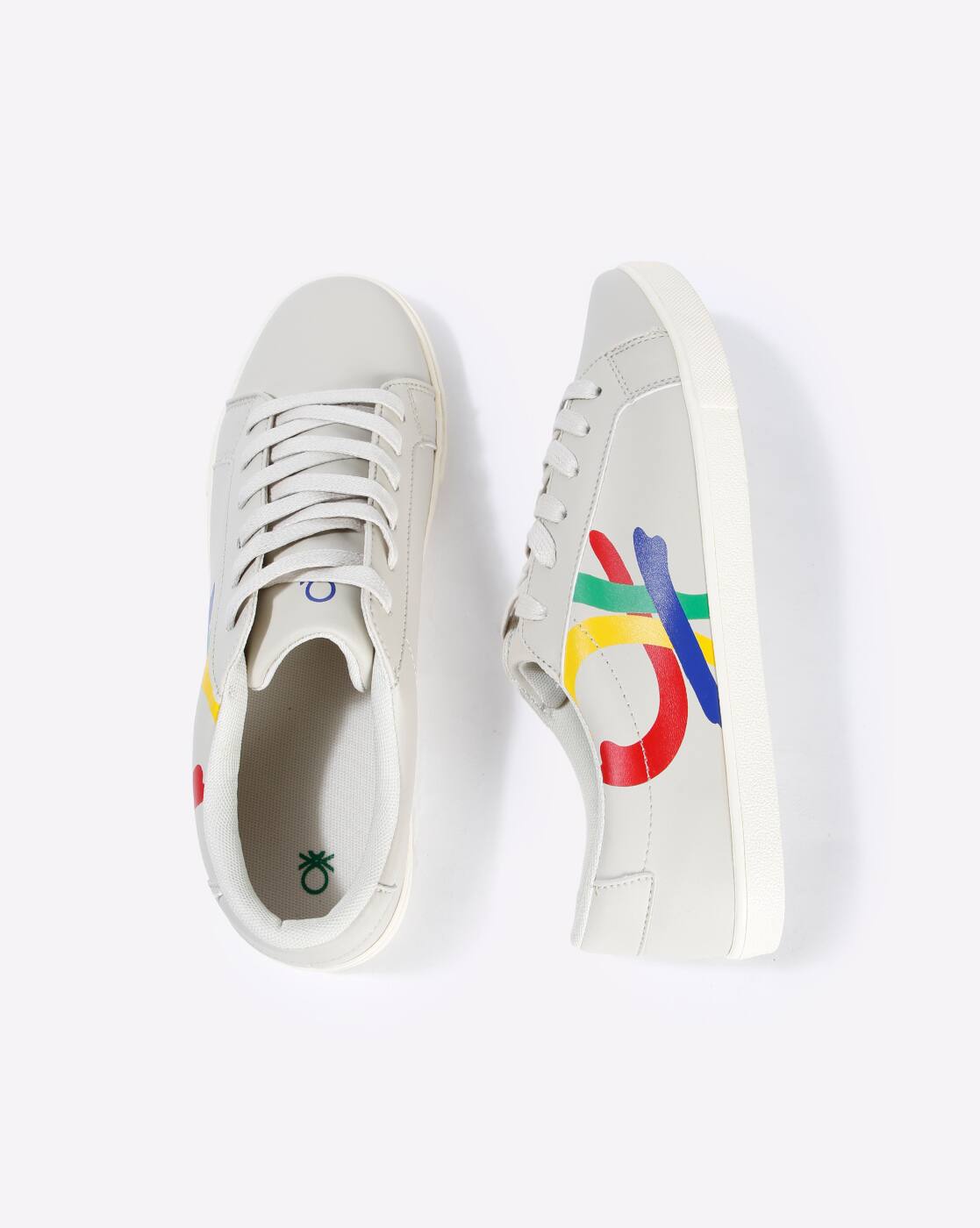 colorful off white sneakers