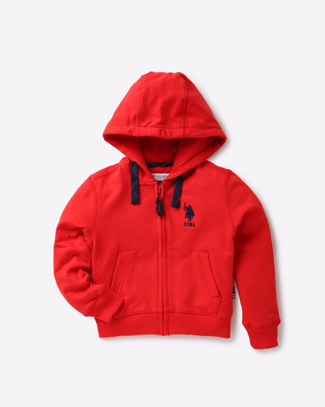 light red hoodie