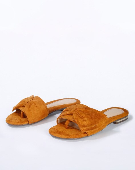 Buy Brown Flat Sandals for Women by 
