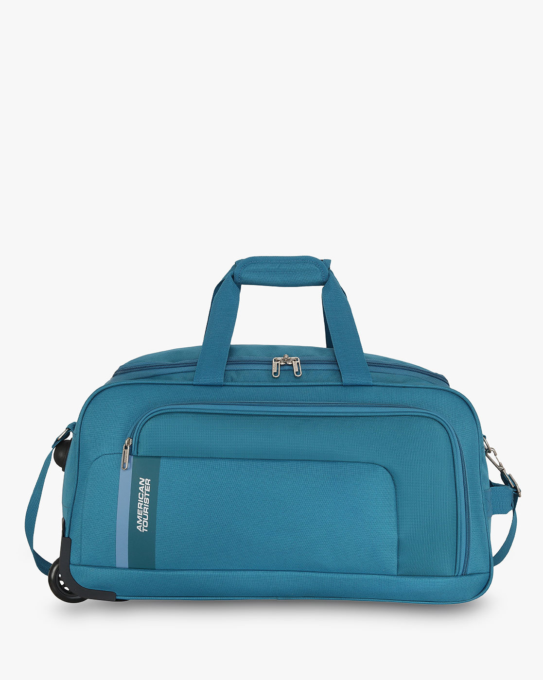 Buy American Tourister 55cm Blue Nylon Grid Duffle Bag Online At Best Price  On Moglix