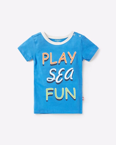 Buy Blue Tshirts for Infants by NINO BAMBINO Online