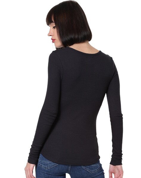 Buy Black Tops for Women by ONLY Online