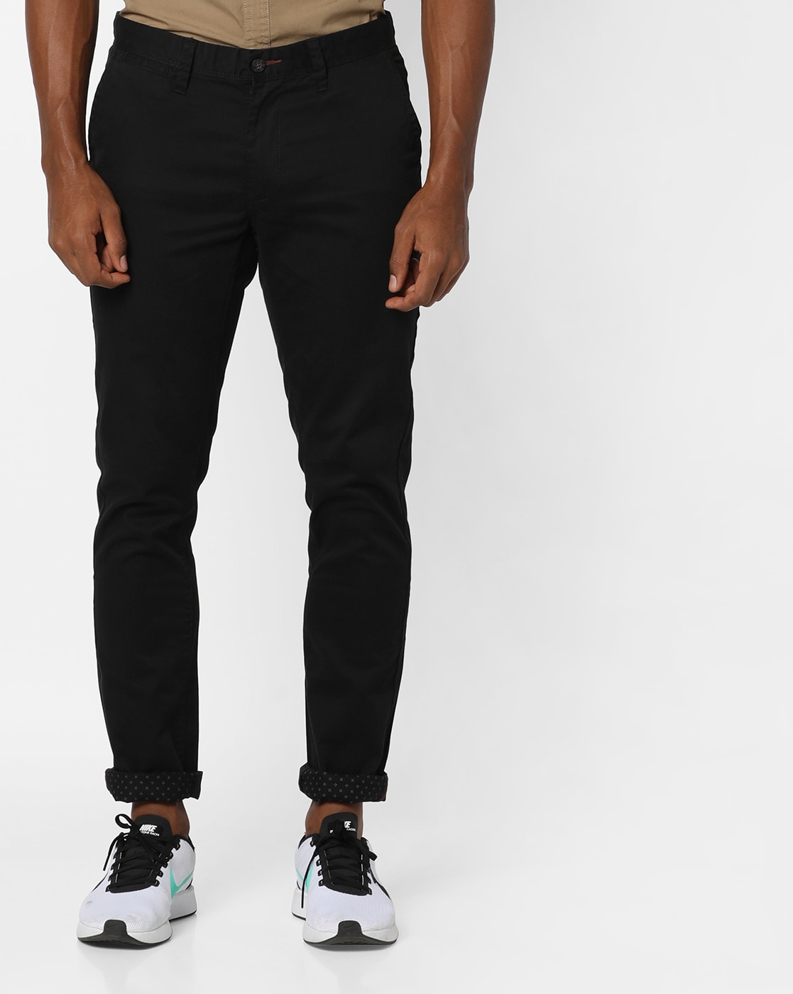 THE BEAR HOUSE Chinos  Buy THE BEAR HOUSE Ardor Edition Men Black Solid  Tapered Fit Casual Chinos Trousers Online  Nykaa Fashion