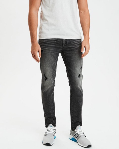american eagle distressed skinny jeans