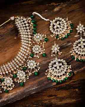 ajio kundan jewellery