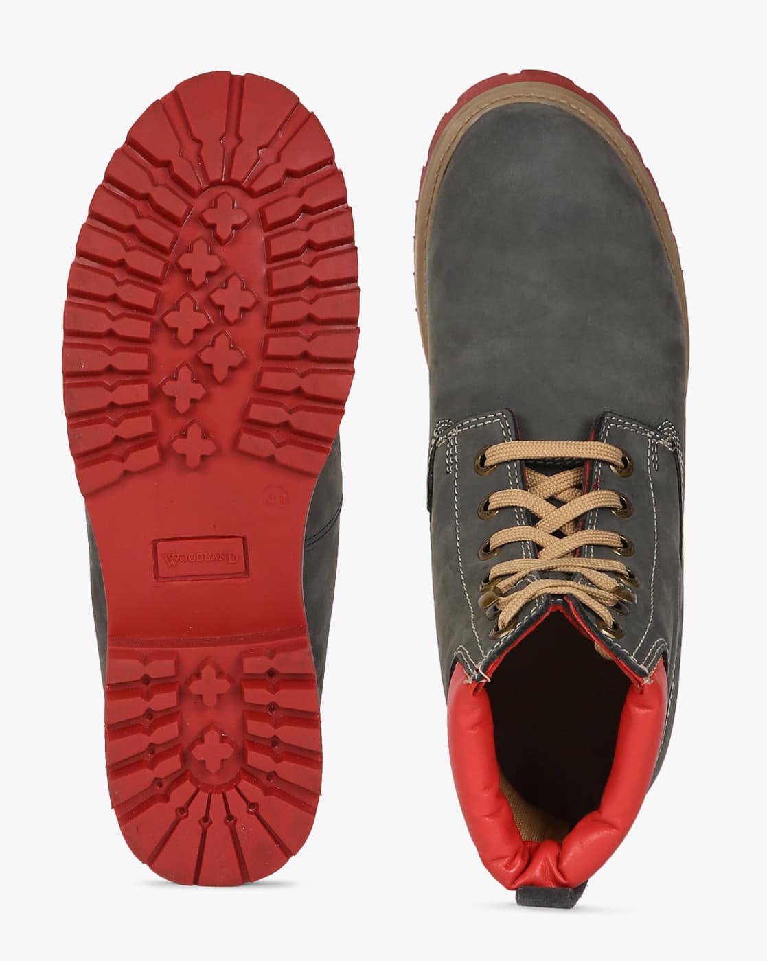 Buy Grey Boots for Men by WOODLAND Online