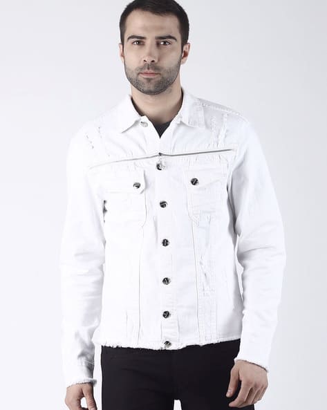 Buy White Jackets Coats for Men by REX STRAUT JEANS Online