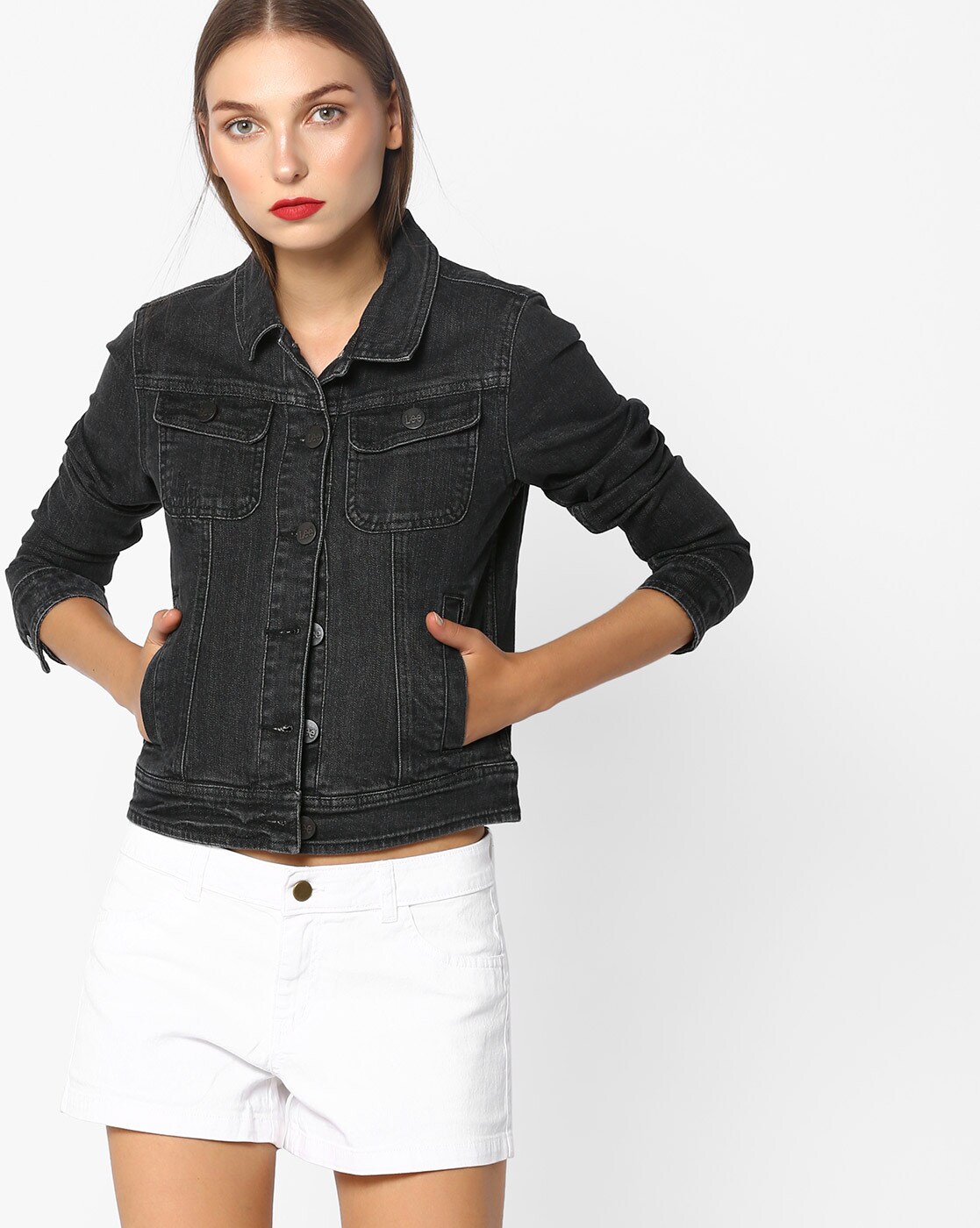 short denim jackets for womens online
