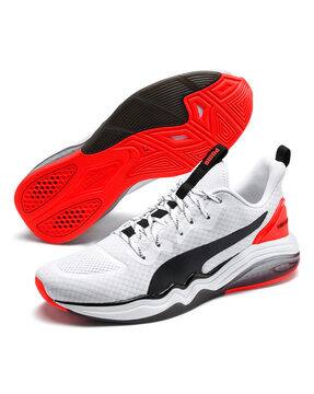 puma white training shoes