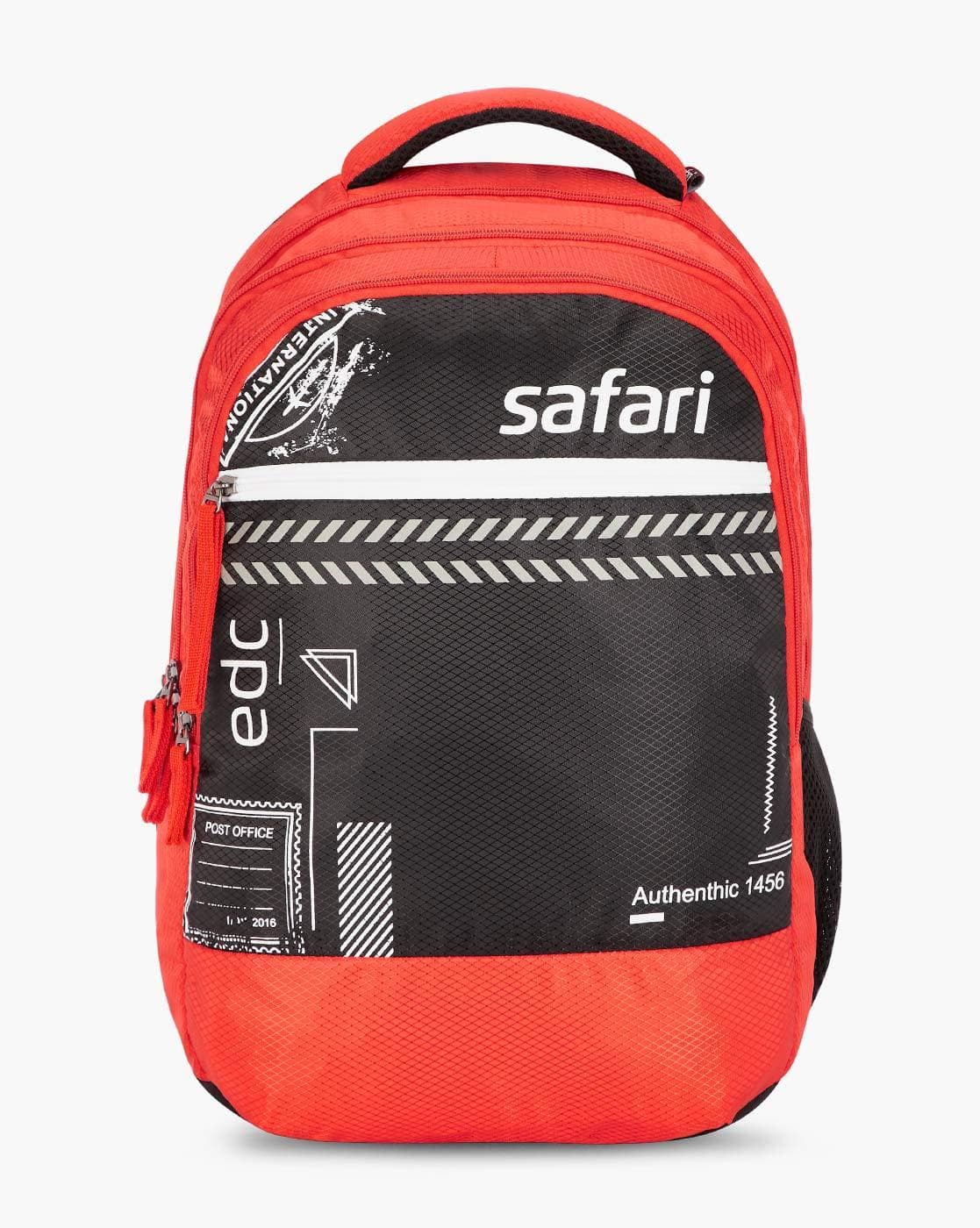 safari red backpack