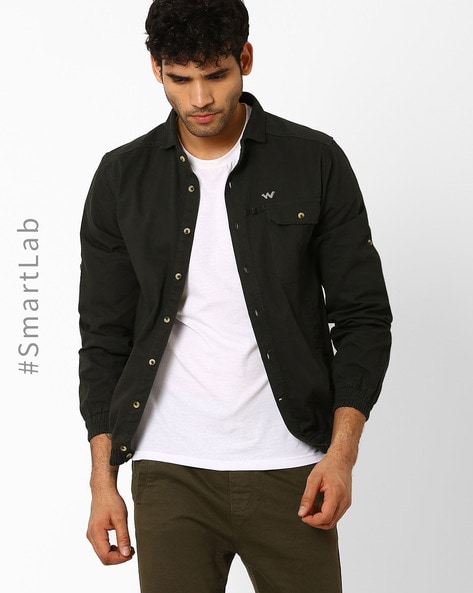 Black coat clearance shirt