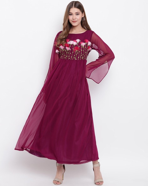 ajio gown dress