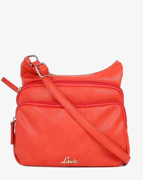 lavie orange sling bag