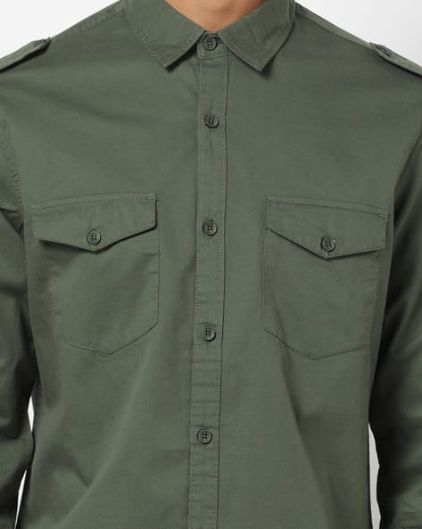 Buy Olive Shirts for Men by AJIO Online