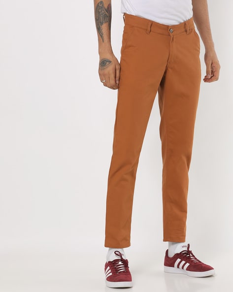 mens red chinos slim fit