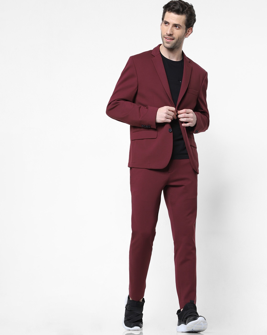 Buy Maroon Trousers & Pants for Men by GAS Online