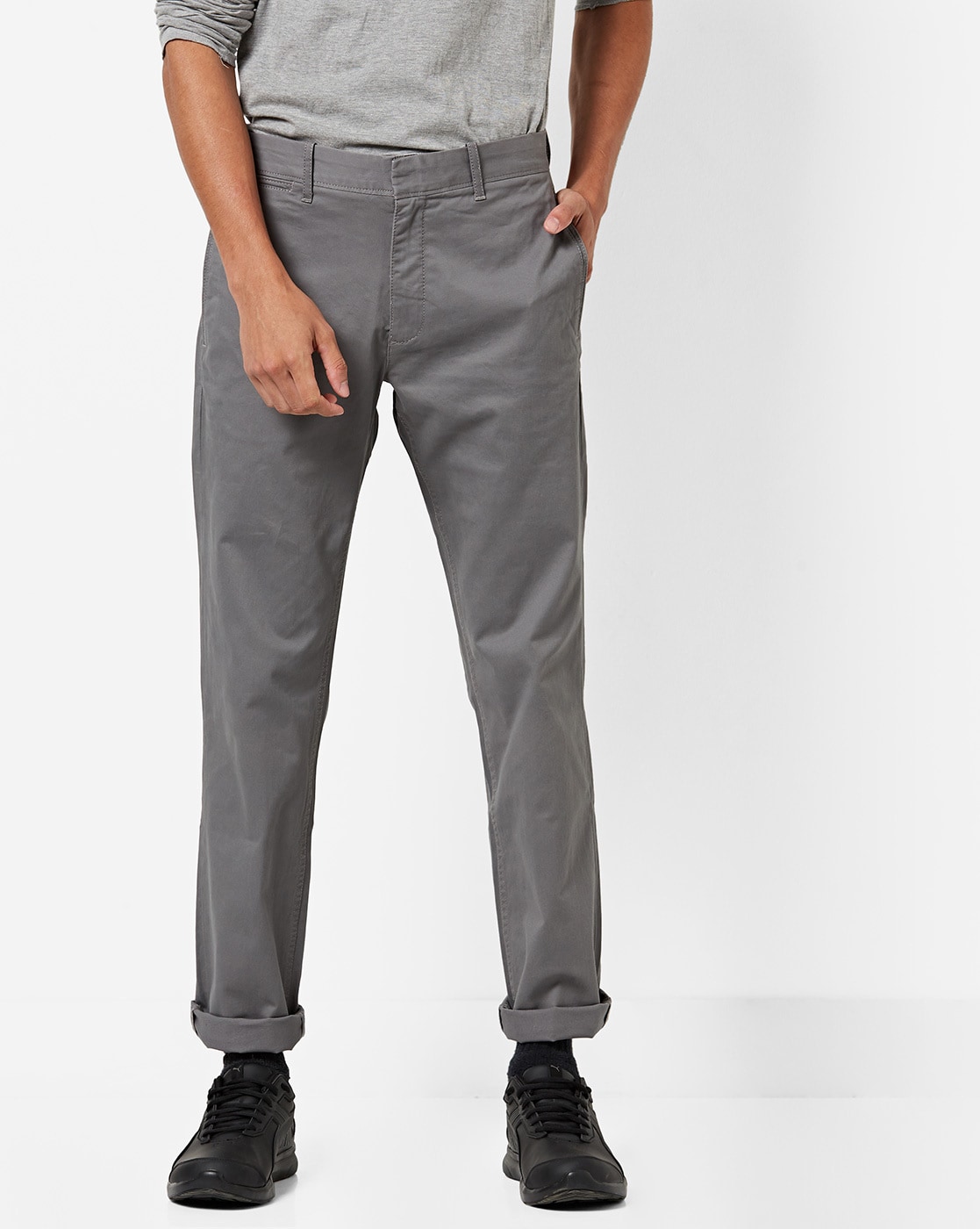 Grey Trousers \u0026 Pants for Men by LEVIS 