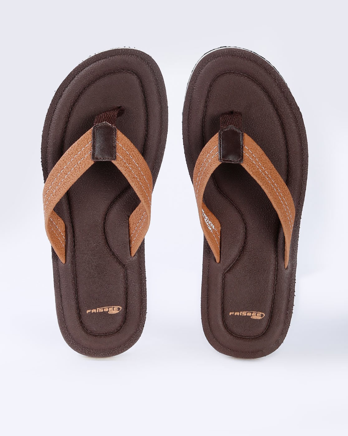 Buy Brown Flip Flop Slippers for Men by FRISBEE Online Ajio