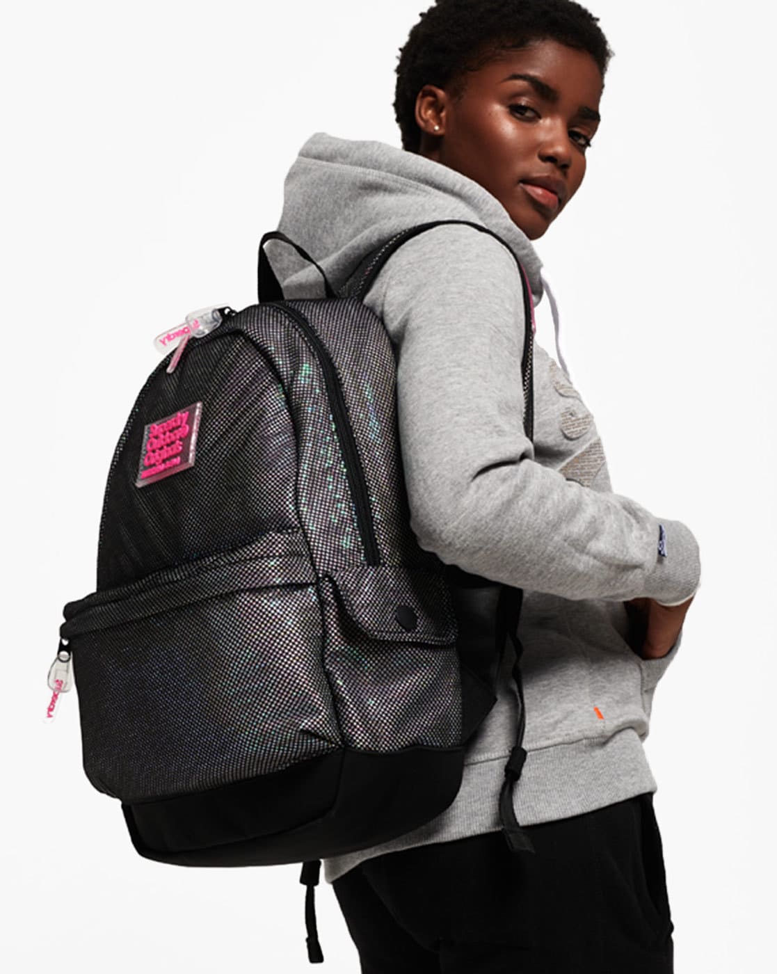 superdry mesh backpack