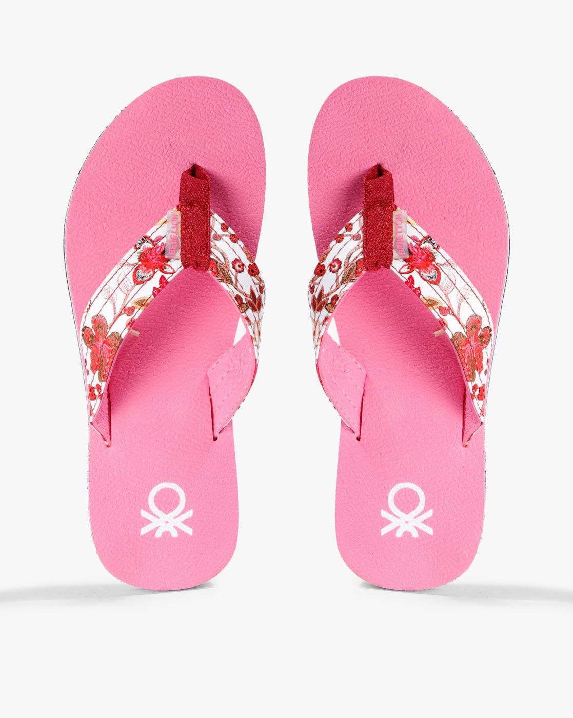 flip flops with flowers on them
