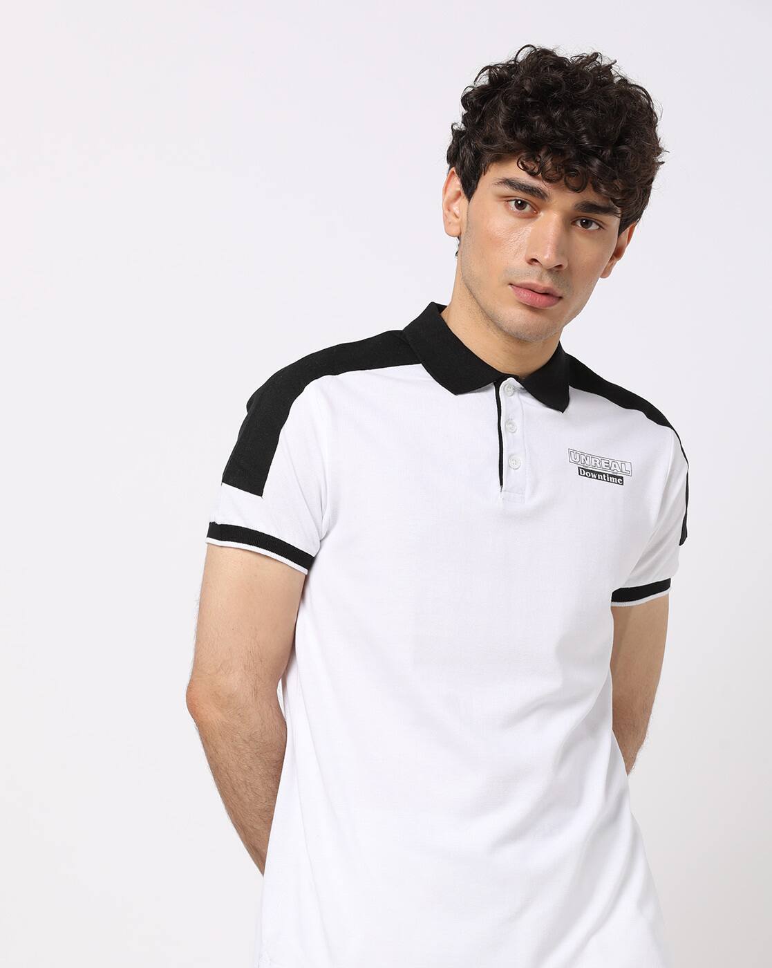 ajio polo t shirts