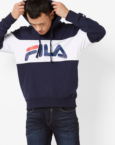 fila navy blue sweatshirt