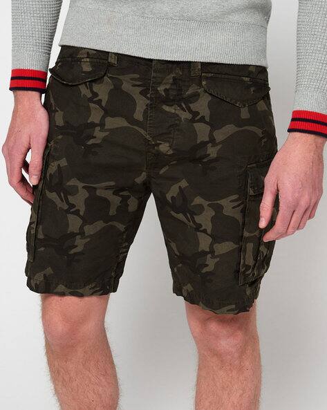 Ajio Superdry Camo Cargo Shorts Core Lite Ripstop Regular Fit