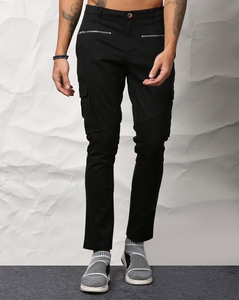 Buy Blue Black Ankle Length Original Stretch Jeans Online at Muftijeans