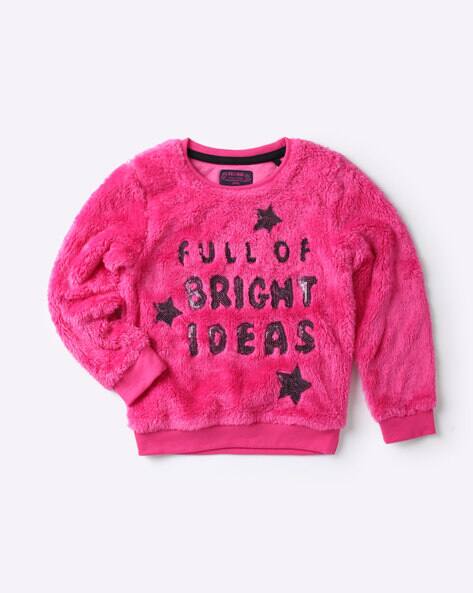 girls pink sweatshirt