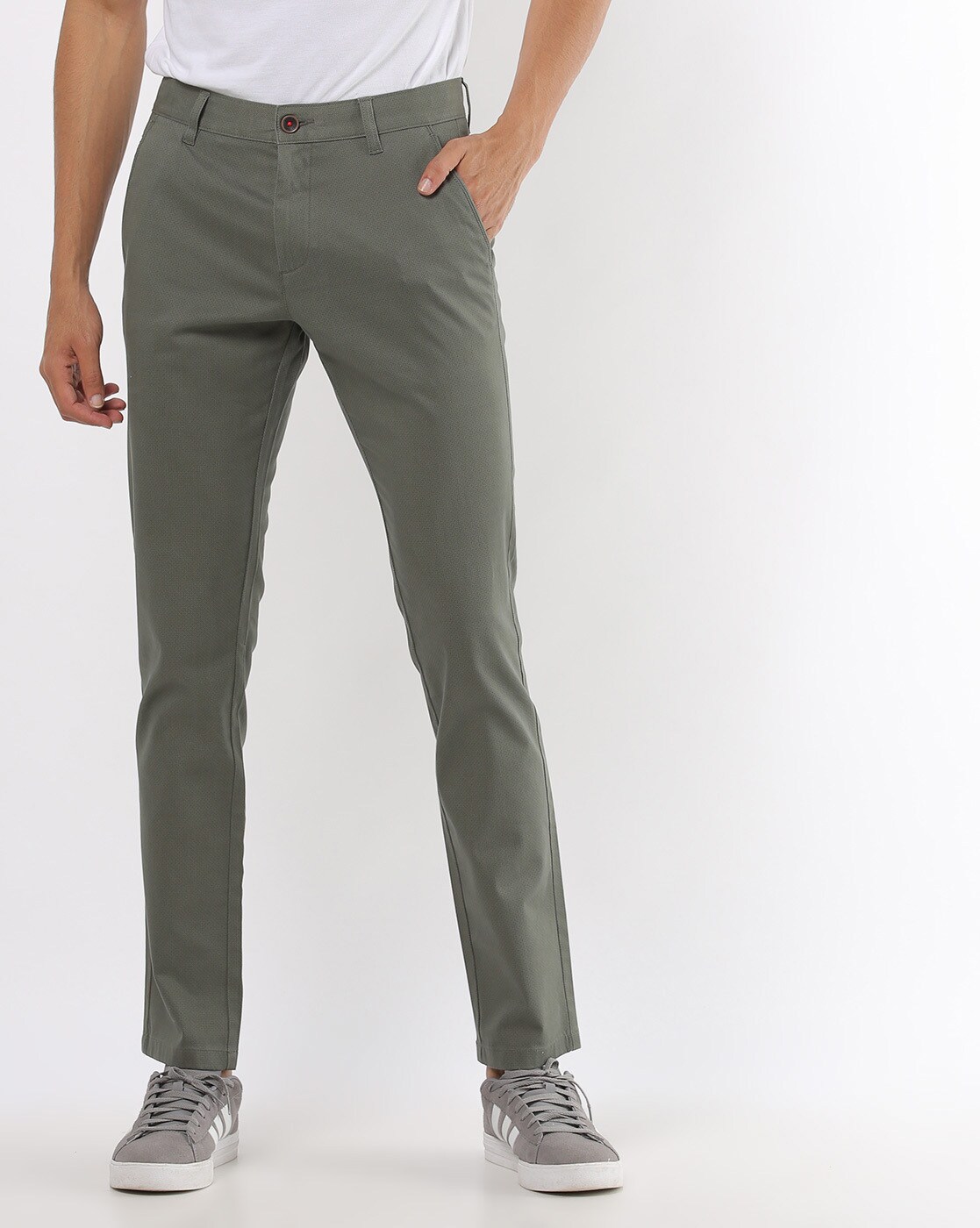 Derrick Ivory Green Chino | Relove