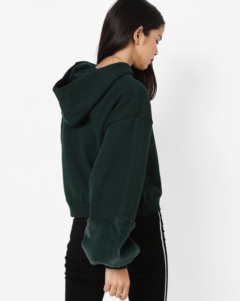 Dark green hoodie on sale womens