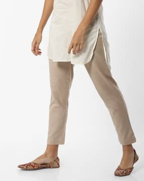 w Front Pants with Semi-Elasticated Waist-picture-22