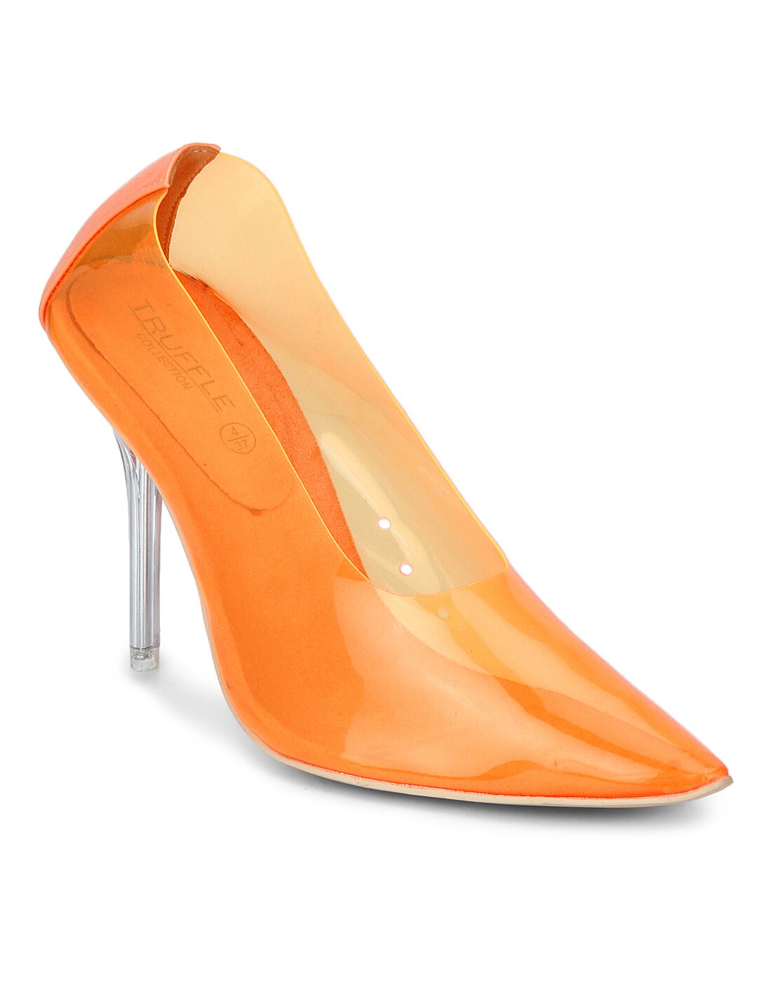 orange stilettos