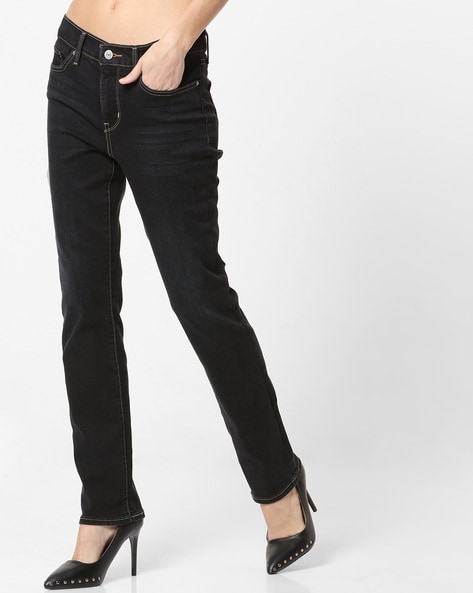 black jeans levis womens