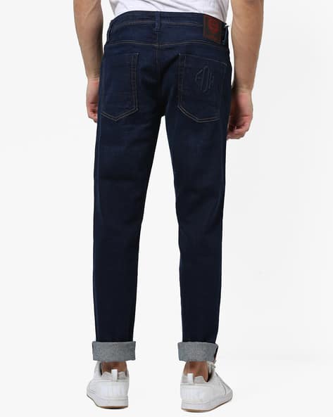 Slim Fit Washed Jeans (Image - 2)