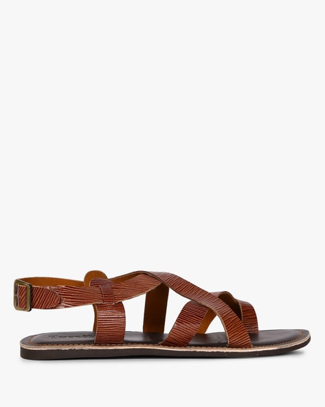 Criss cross leather sandals new arrivals