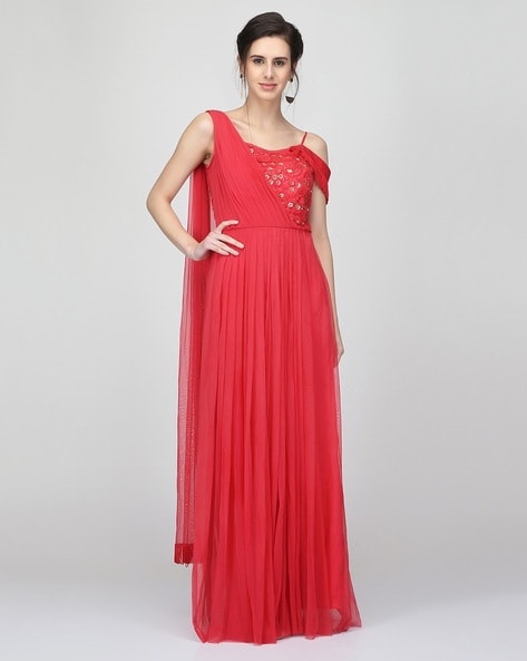 ajio gown dress