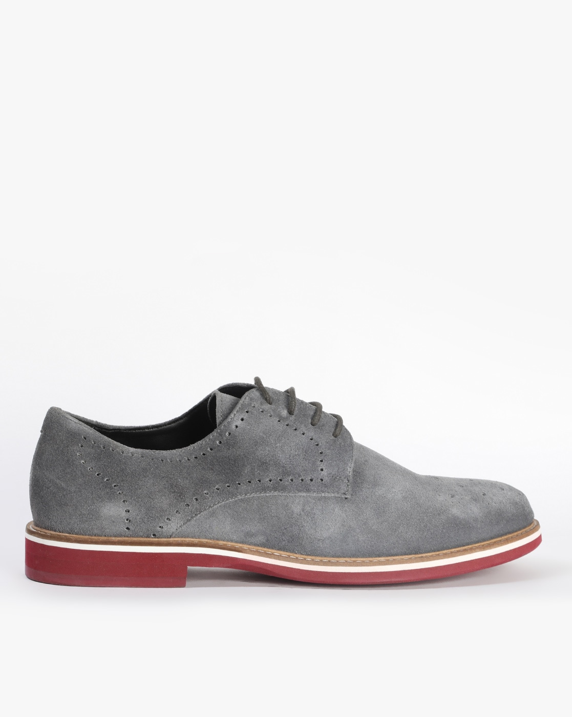 Buy Grey Formal Shoes for Men by Hats 