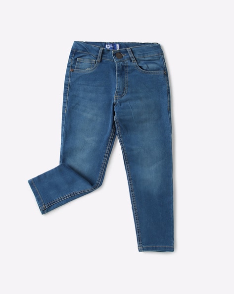 612 League Boys Washed Mid-Rise Jeans