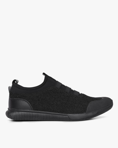 Textured Slip-On Casual Shoes