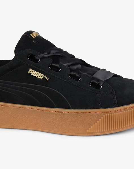 Puma suede sales platform outfit