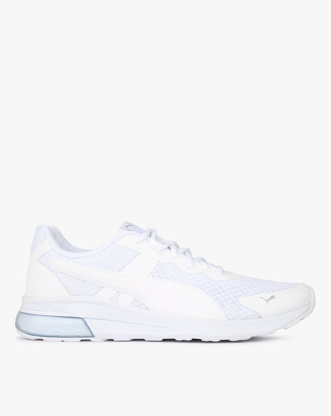 puma white running shoes for men