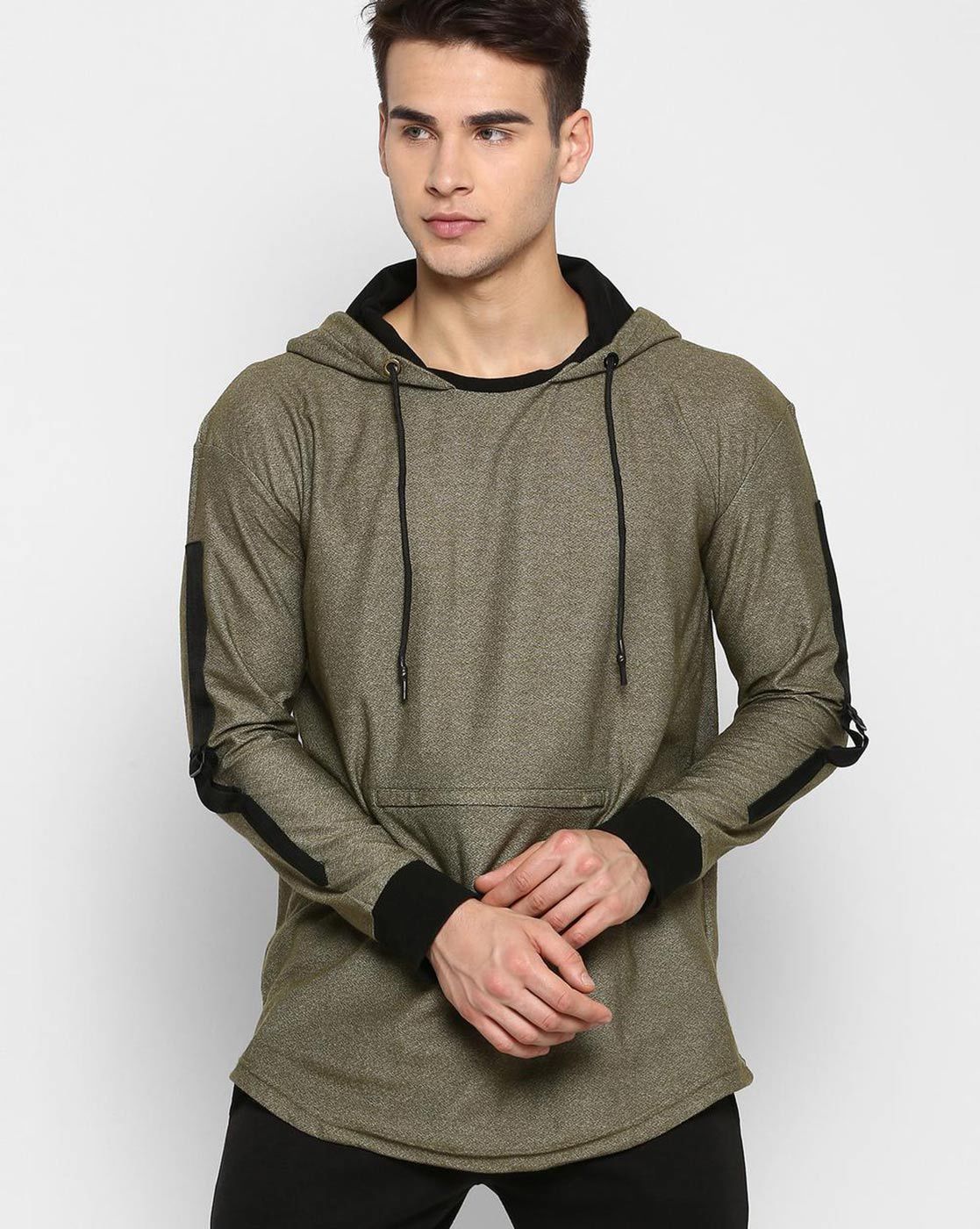 skult olive hoodie