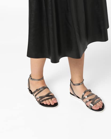 Strappy Sandals with Ankle Strap